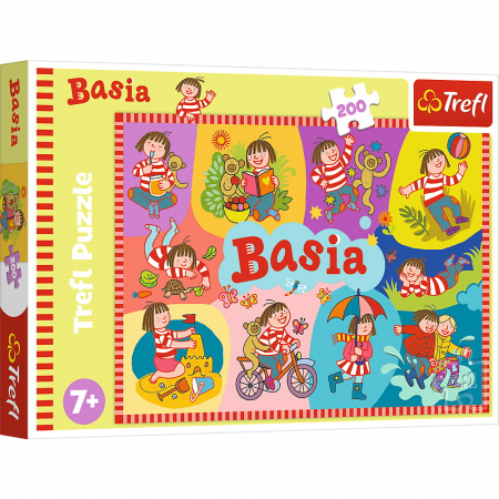 Jocuri si articole copii - Puzzle Trefl 200 Basia 