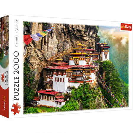 Jocuri si articole copii - Puzzle Trefl 2000 Cuibul Tigrului, Bhutan 
