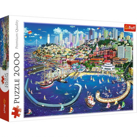 Jocuri si articole copii - Puzzle Trefl 2000 Golful San Francisco 