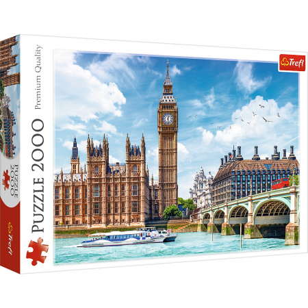 Jocuri si articole copii - Puzzle Trefl 2000 Londra Big Ben 