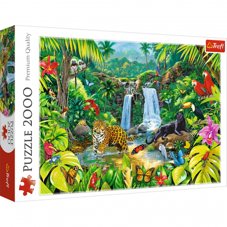 Jocuri si articole copii - Puzzle Trefl 2000 Pădurea Tropicală 