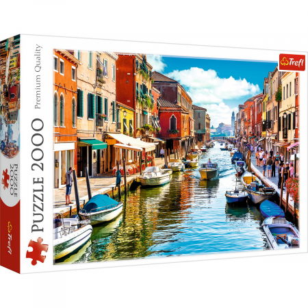 Jocuri si articole copii - Puzzle Trefl 2000 Spre Insula Murano, Veneția 