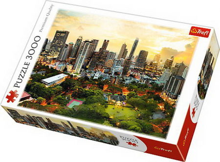 Puzzle Trefl adulti - Puzzle Trefl 3000 Apus în Bangkok 