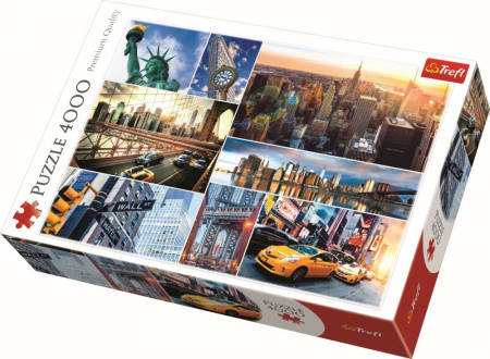 Jocuri si articole copii - Puzzle Trefl 4000 New York 