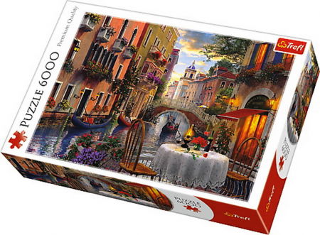 Puzzle Trefl adulti - Puzzle Trefl 6000 Cină Romantică 