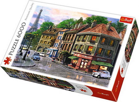 Puzzle Trefl adulti - Puzzle Trefl 6000 Străzile Parisului 