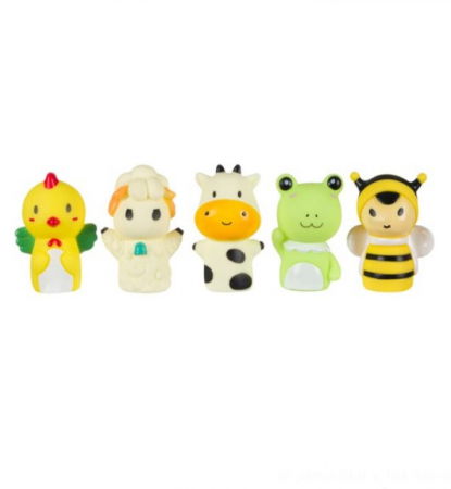 Jucarii de sortat si motricitate - Set 5 Marionete pentru Mână - Animale