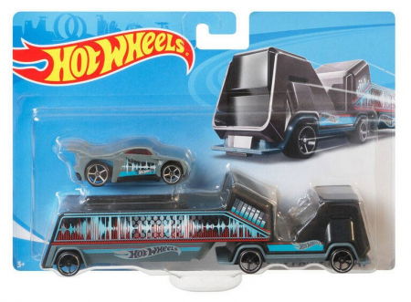 Jocuri si articole copii - Set Camion și Mașină Sport Hot Wheels HW Park and Play