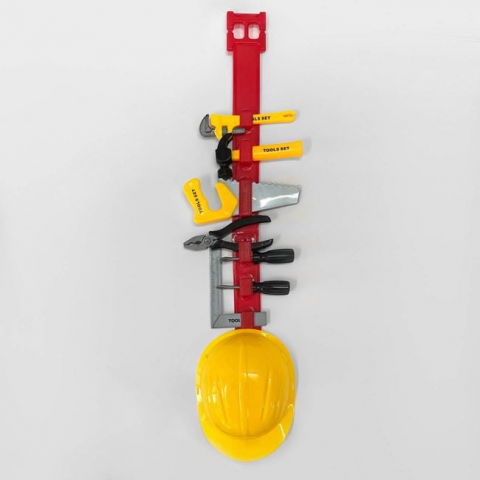 Jocuri si jucarii de rol - Set de 9 instrumente tehnice și cască cu lumină