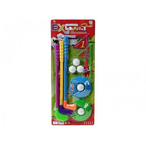 Jocuri si articole copii - Set de golf pentru copii, 63x25,5x6cm, multicolor