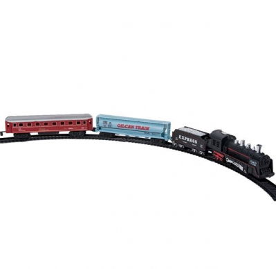 Masinute, Motociclete, Elicoptere, Avioane & Trenulete - Trenuleț de jucărie cu locomotivă și 3 vagoane