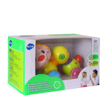 Jocuri si articole copii - Viermișorul Plimbăreț cu Sunete și Lumini 