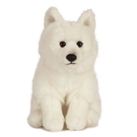 Jocuri si articole copii - Vulpe Arctică de pluș 30 cm – Living Nature