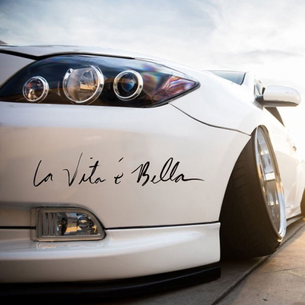 LA VITA E BELLA STICKER [1]