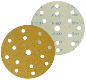 Consumabile vopsitorie - Disc Hartie abraziva 542 15 gauri Velcro 150mm maro P220