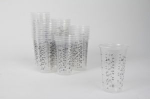 Consumabile vopsitorie - Pahar amestecare vopselurilor și lacurilor 500 ml set de 50 bucati