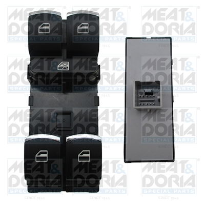 Macara geam - Comutator macara geam Fata Stanga potrivit VW PASSAT B6, PASSAT B7 1.4-3.6 02.08-12.15