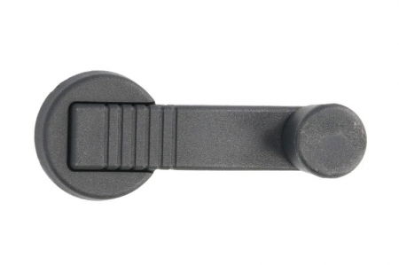 Macara geam - Manivela geam Dreapta/Stanga (gri) potrivit RENAULT 19 I, 19 I CHAMADE, 19 II, 19 II CHAMADE, 19 II/HATCHBACK, 21, RAPID/MINIVAN 07.85-08.98