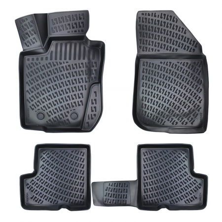 Covorase Auto Dedicate - SET COVORASE AUTO CAUCIUC UMBRELLA PENTRU DACIA DUSTER 4X2 (HM) 2018-2022