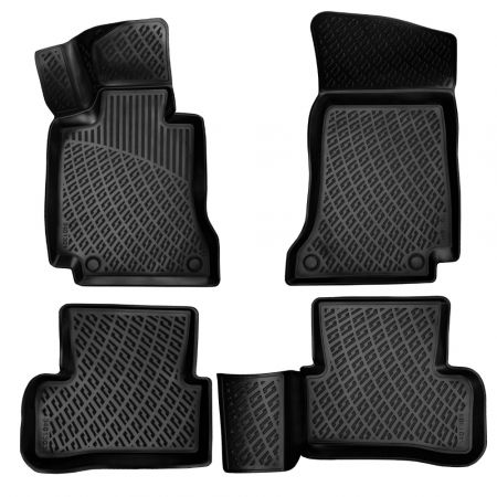Covorase Auto Dedicate - SET COVORASE AUTO CAUCIUC UMBRELLA PENTRU MERCEDES C CLASS W205 2014-2021