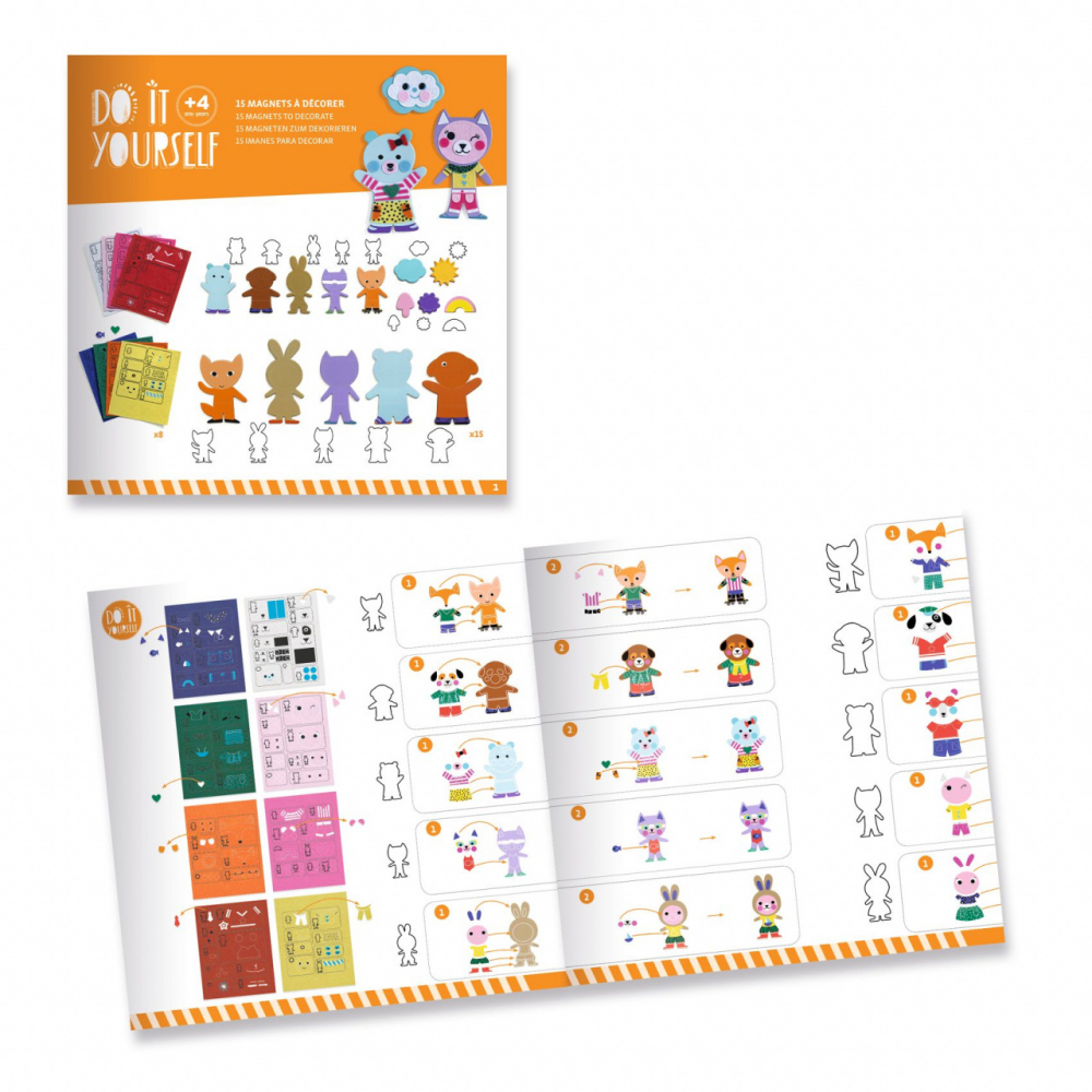 Djeco-Joc creativ DIY Funky Familie, Djeco [4]