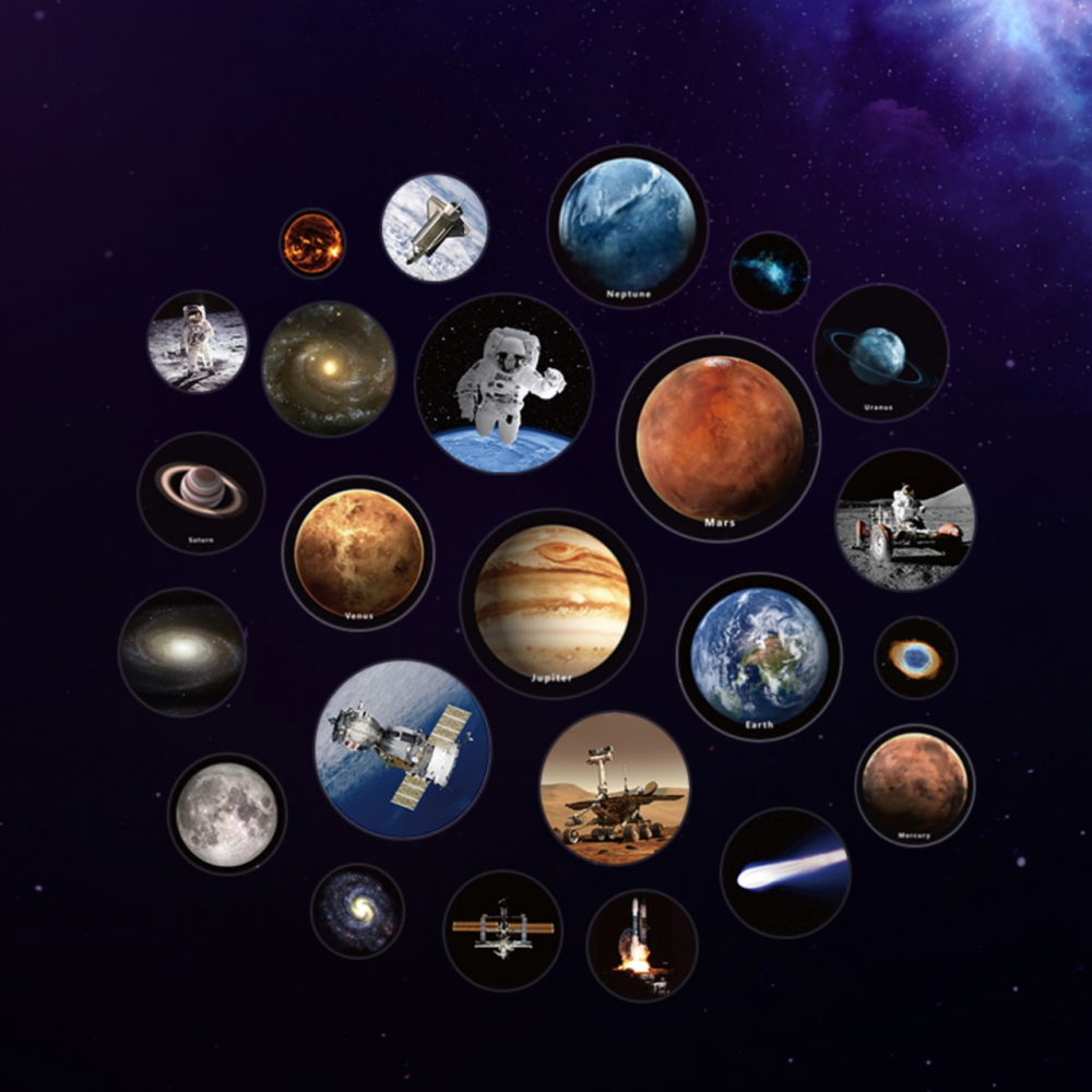 TopBright ScienceCan-Kit STEM Sistemul solar 3D cu proiector si redare vocala, TopBright [4]