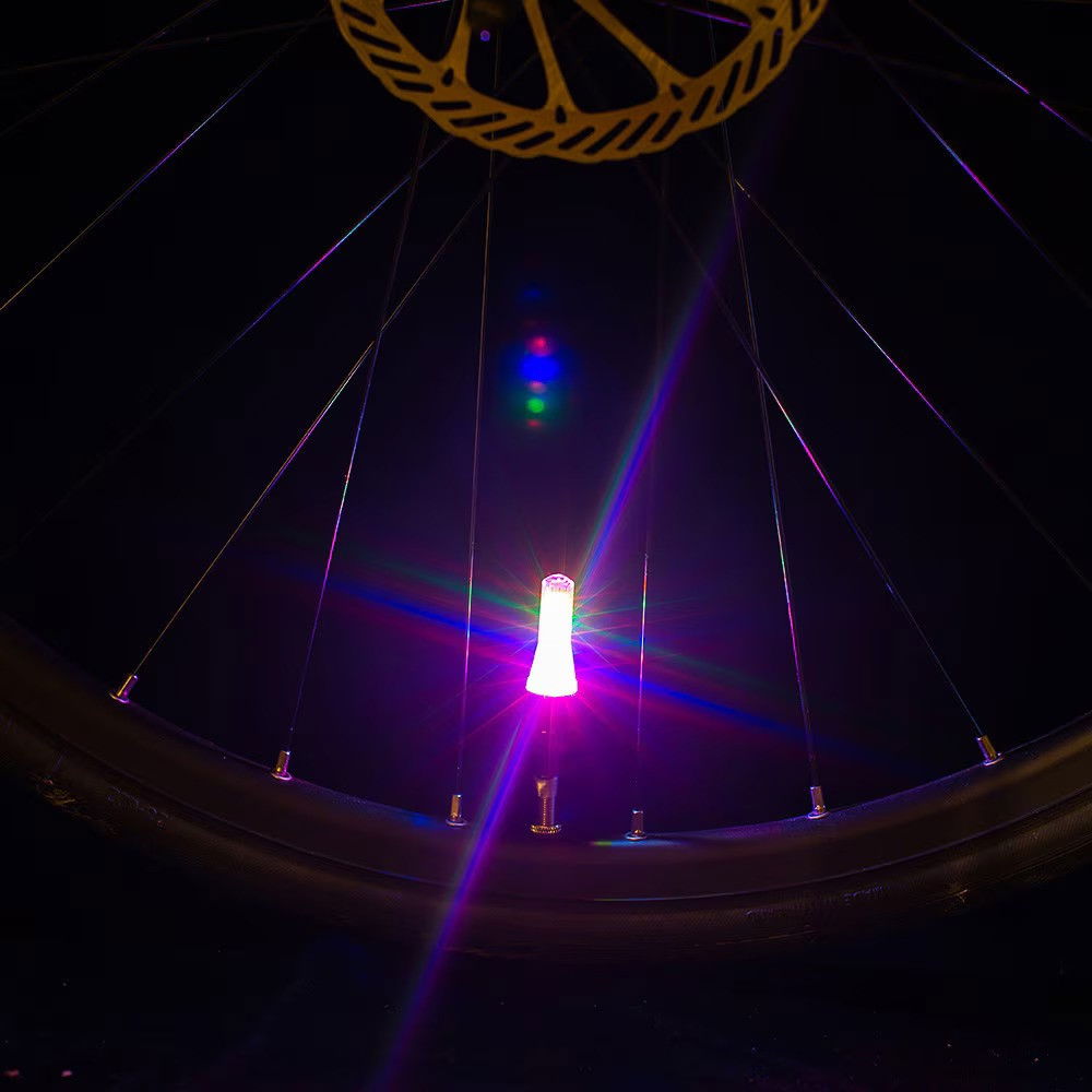 Set 2 Lampi Led pentru valve bicicleta, cu senzori de miscare si luminozitate [4]