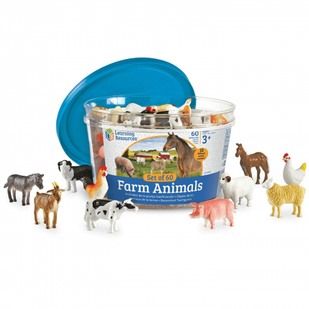 Akciók - Learning-Resources-Set-60-Figurine-Animale-de-la-ferma