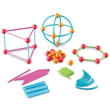 Játékok 4 éves kortól - Learning-Resources-Set-constructie-forme-geometrice