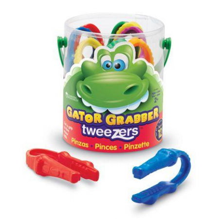 Óvodai anyagok - Learning-Resources-Set-12-pensete-uriase-de-aligator-set-dezvoltare-indemanare