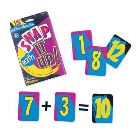 Ajándékok 7 éves gyerekeknek - Learning-Resources-Invata-adunarea-si-scaderea-Set-carti-de-joc