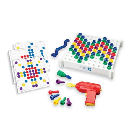 Óvodai anyagok - Learning-Resources-Micul-meu-atelier-de-indemanare-set-educativ-Set-creativitate-si-indemanare