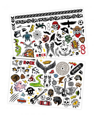 Játékok 6-8 éveseknek - Buki France-75 Tatuaje - Set creativ pentru baieti