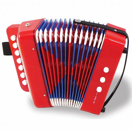 Ajándékok 4 éves gyerekeknek - Vilac-Acordeon-pentru-copii-cu-butoane-Instrument-muzical