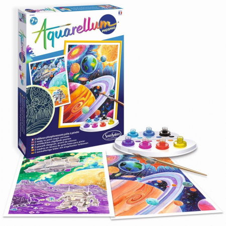 Jucarii Creativitate - Sentosphere-Aquarellum-Fosforescent-COSMOS