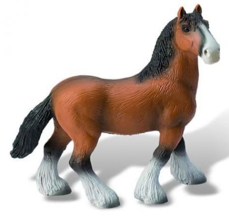 Figurine - Bullyland-Armasar-Shire-Figurina-18-cm