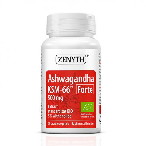 Anya és gyerek - Ashwaghanda KSM-66 Forte, 500 mg, 60 capsule, Zenyth
