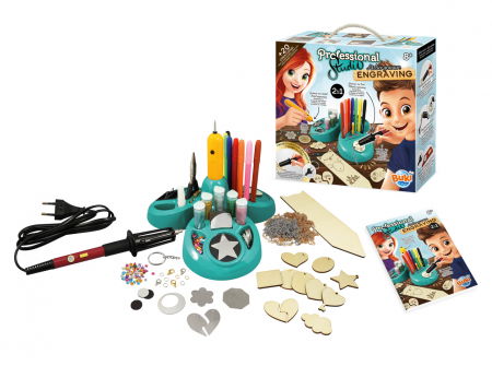 Játékok 6-8 éveseknek - Buki France-Atelier Profesional de Gravura pentru copii - Set indemanare