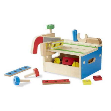 Baba ajándékok - Melissa & Doug Banc de lucru de jucarie cu fierastrau si ciocan