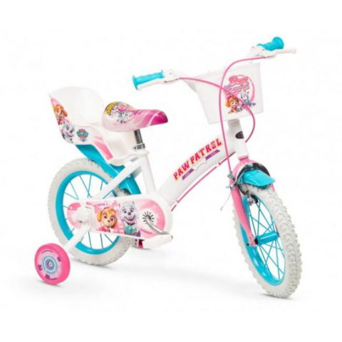 Oktató játékok és játékok - Pachet Bicicleta 14" Paw Patrol si Casca de protectie Fete