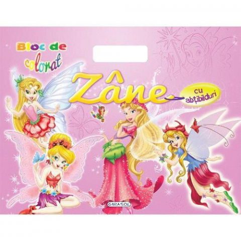Könyvek 6 éves gyerekeknek - Bloc de desen cu abtibilduri - Zane