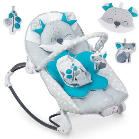 Játékok 0-12 hónaposoknak - Bouncer MoMi Luis Blue, 0Luni+