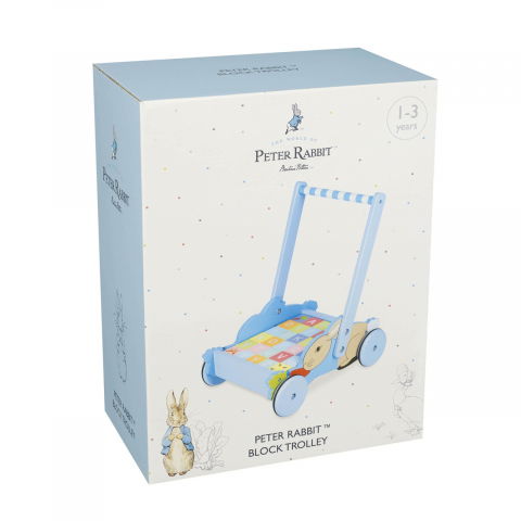 Játékok 0-12 hónaposoknak - Carucior cu cuburi Peter Rabbit™, Orange Tree Toys