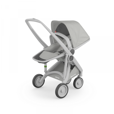 Játékok 0-12 hónaposoknak - Carucior, Greentom, Reversible, 100% Ecologic, Grey Grey