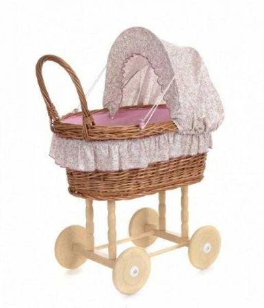 Első fogalmak játékok - Egmont-Toys-Carucior-pentru-papusi-husa-pastel-cu-flori-Egmont