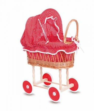 Első fogalmak játékok - Egmont-Toys-Carucior-pentru-papusi-husa-rosie-cu-buline-Egmont