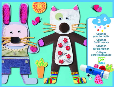 Lucru manual copii - Djeco-Colaje-pentru-cei-mici
