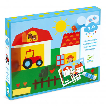 Ajándékok 4 éves gyerekeknek - Djeco Colaje V-ati ascunselea Djeco