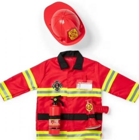 Baba ajándékok - Melissa & Doug Costum carnaval copii Pompier Sef Melissa and Doug