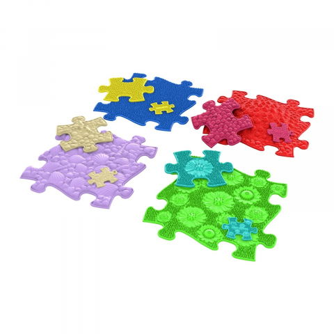 Ajándékok gyerekeknek - Covoras ortopedic senzorial puzzle Set Joc de memorie tactil
